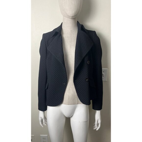 PIAZZA SEMPIONI BLACK QUILTED MOTO TRENCH 40 4 - Picture 2 of 10